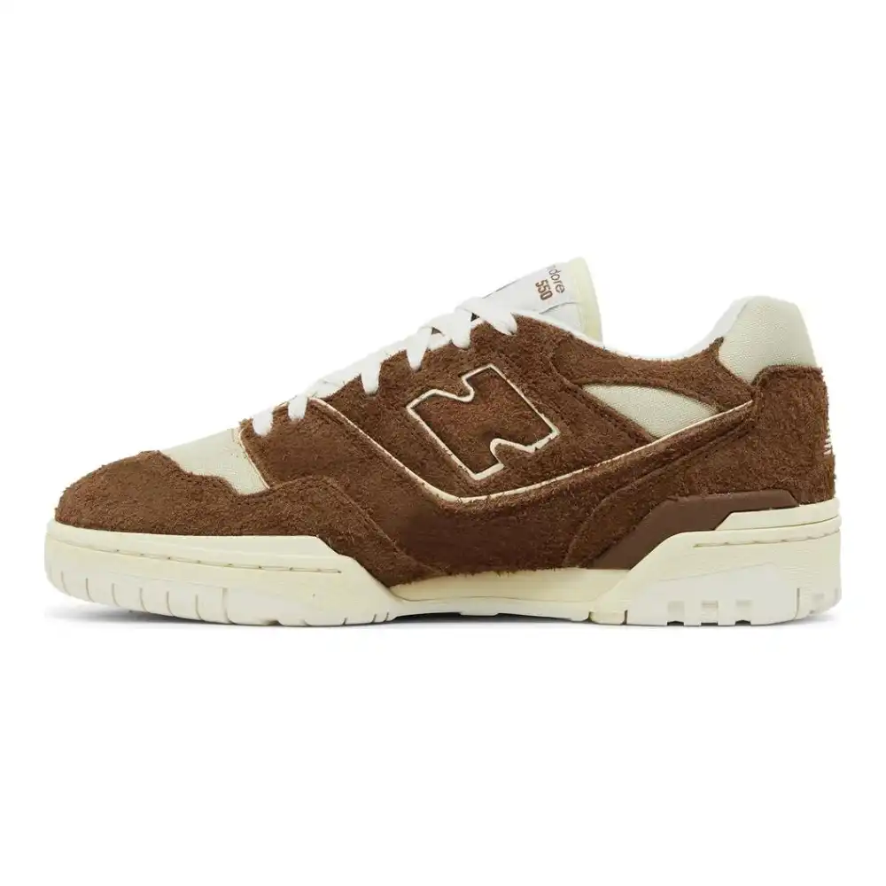 New balance sale 550 marrom couro