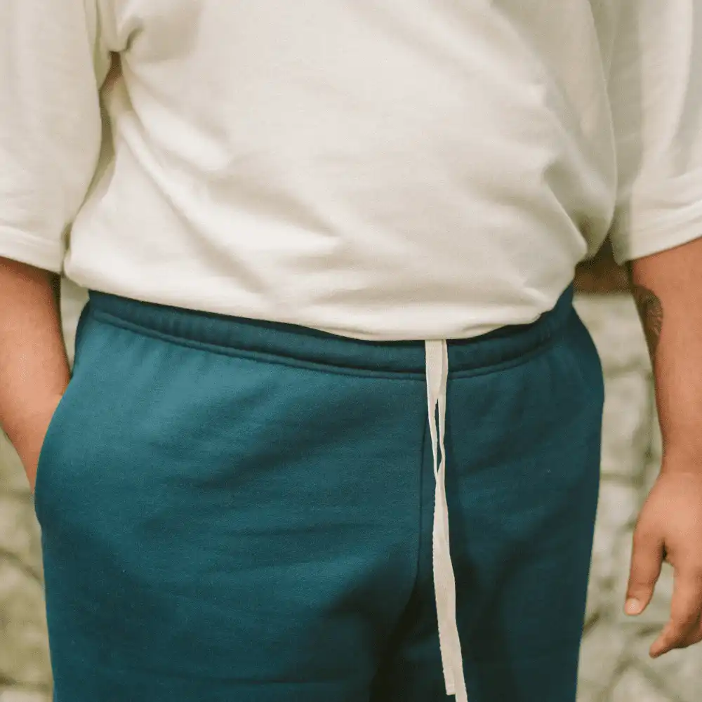 Calça Isa Lucena Moletom Oversized Petróleo foto 4