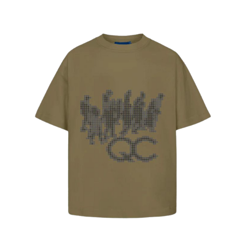 Camiseta Quadro Creations Line Dots Boxy Brown
