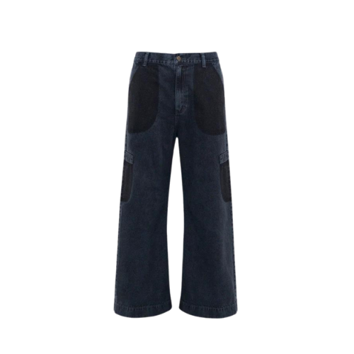 Calça Quadro Creations Anton Chlorine Navy Jeans