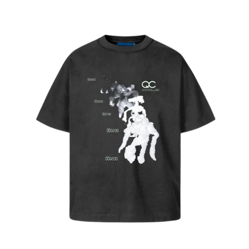 Camiseta Quadro Creations Foam Lif Boxy Grey