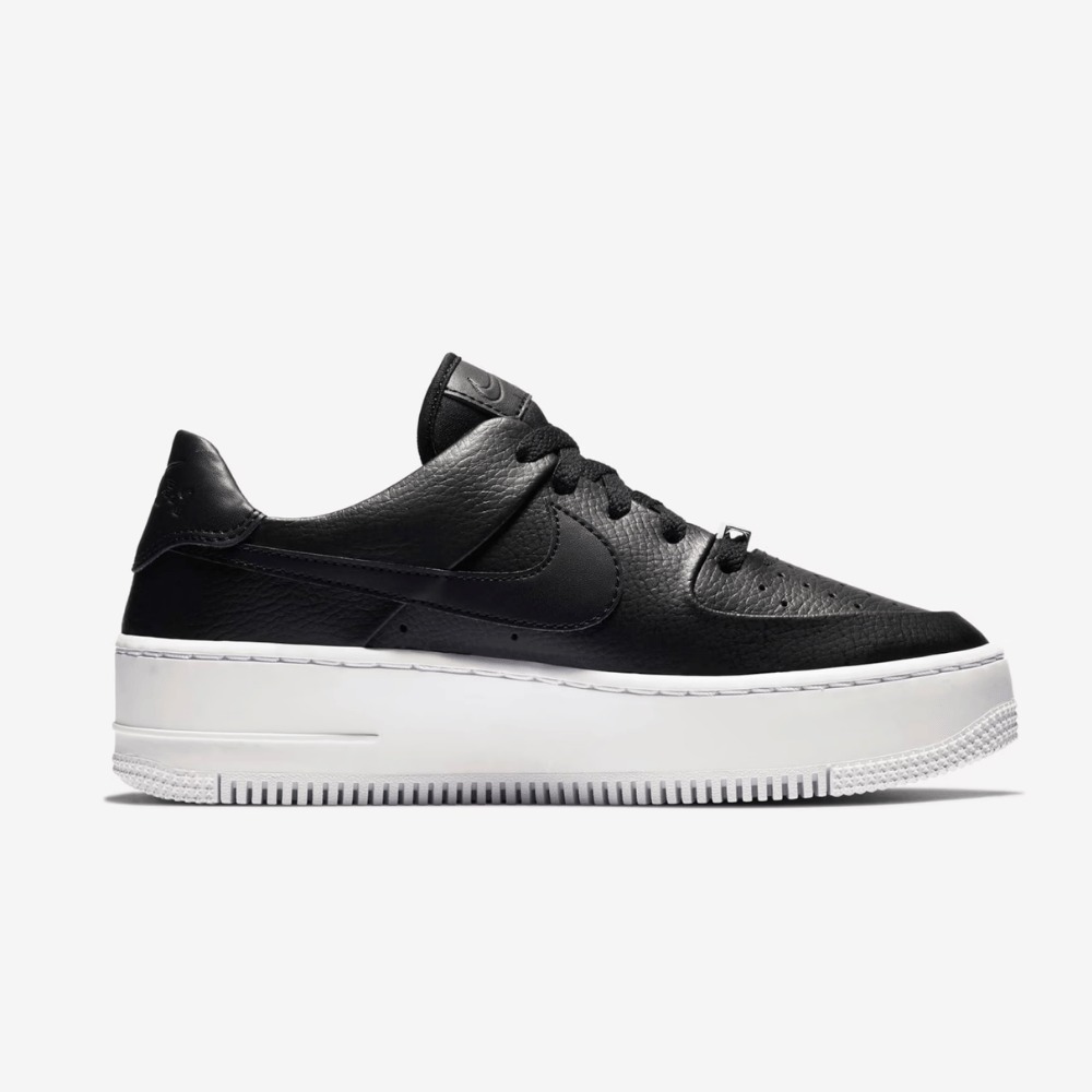Nike Air Force 1 Sage Low Black White foto 5