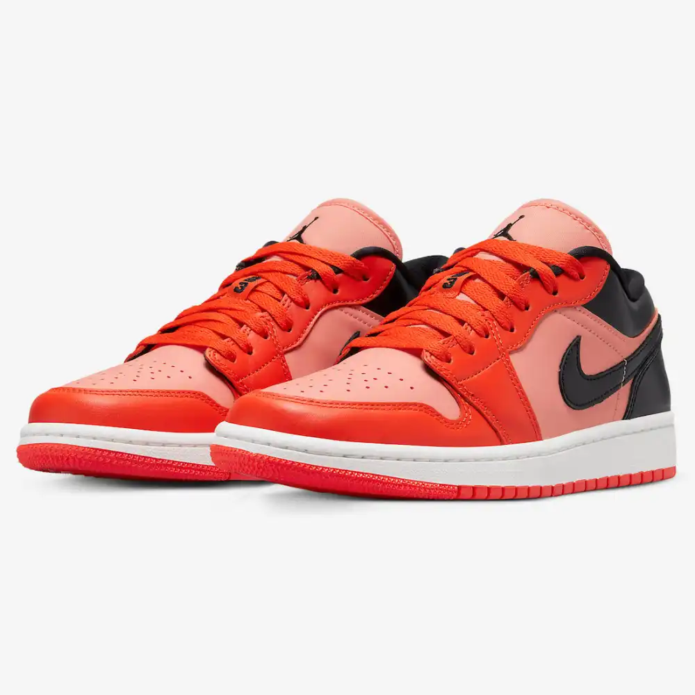 Nike Air Jordan Orange Low Black