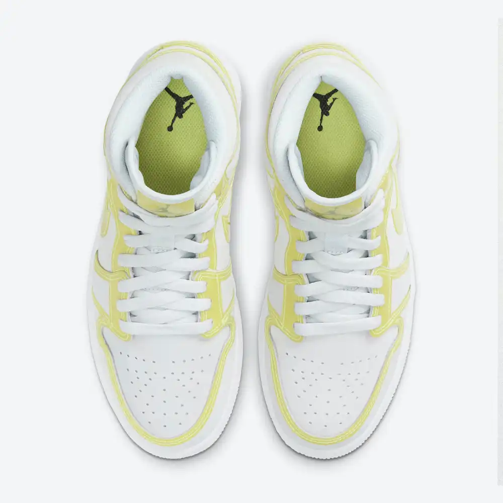 Air Jordan 1 Mid LX Off White Opti Yellow foto 2