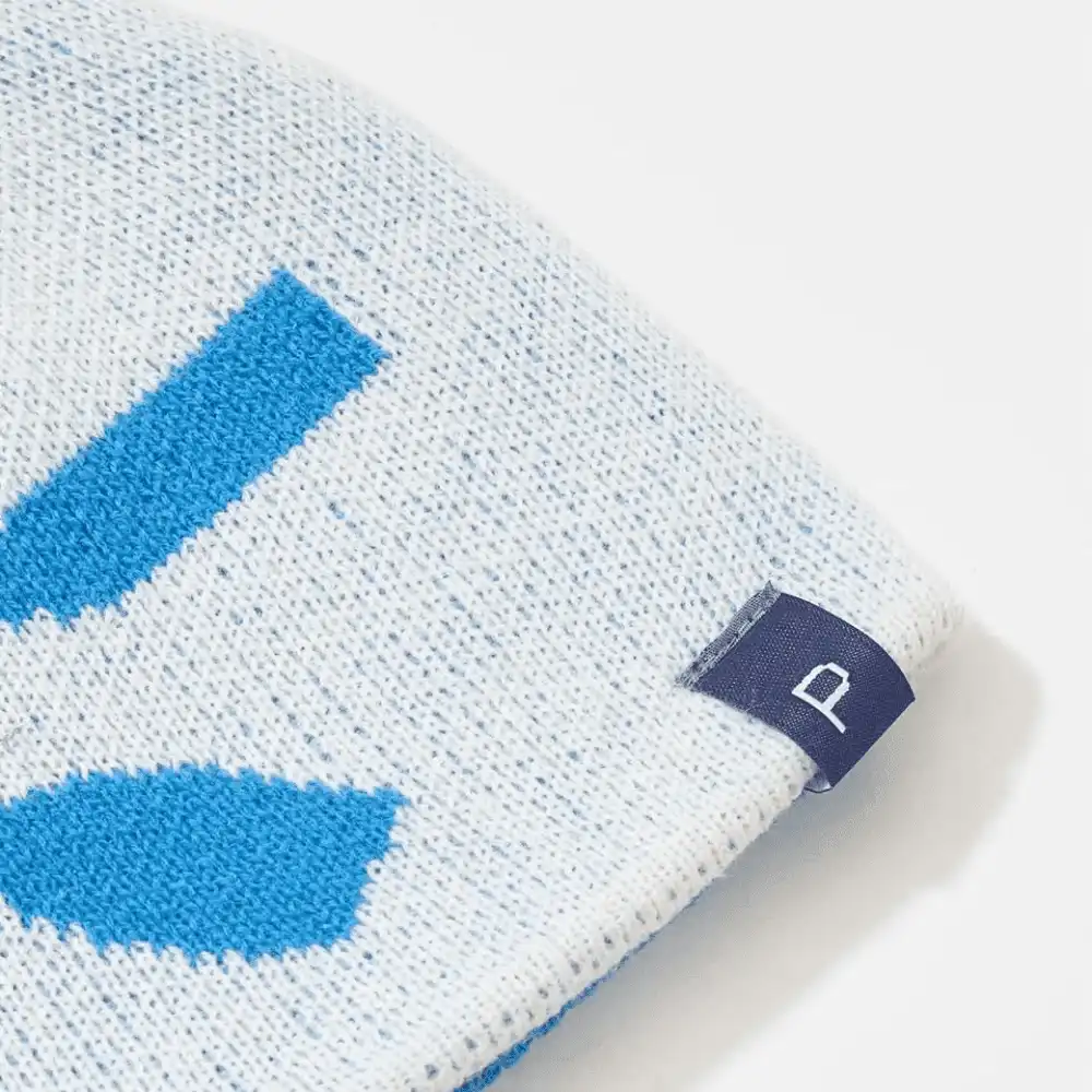 Touca Piet Double Face Bone White/Blue - Droper