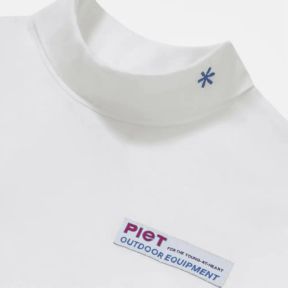 Camiseta Piet Sportsman Turtle Neck Bone White foto 2