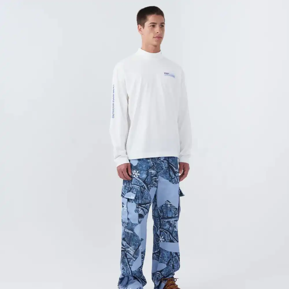 Camiseta Piet Sportsman Turtle Neck Bone White foto 3