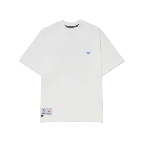 Camiseta Piet Wolf Oversized Bone White