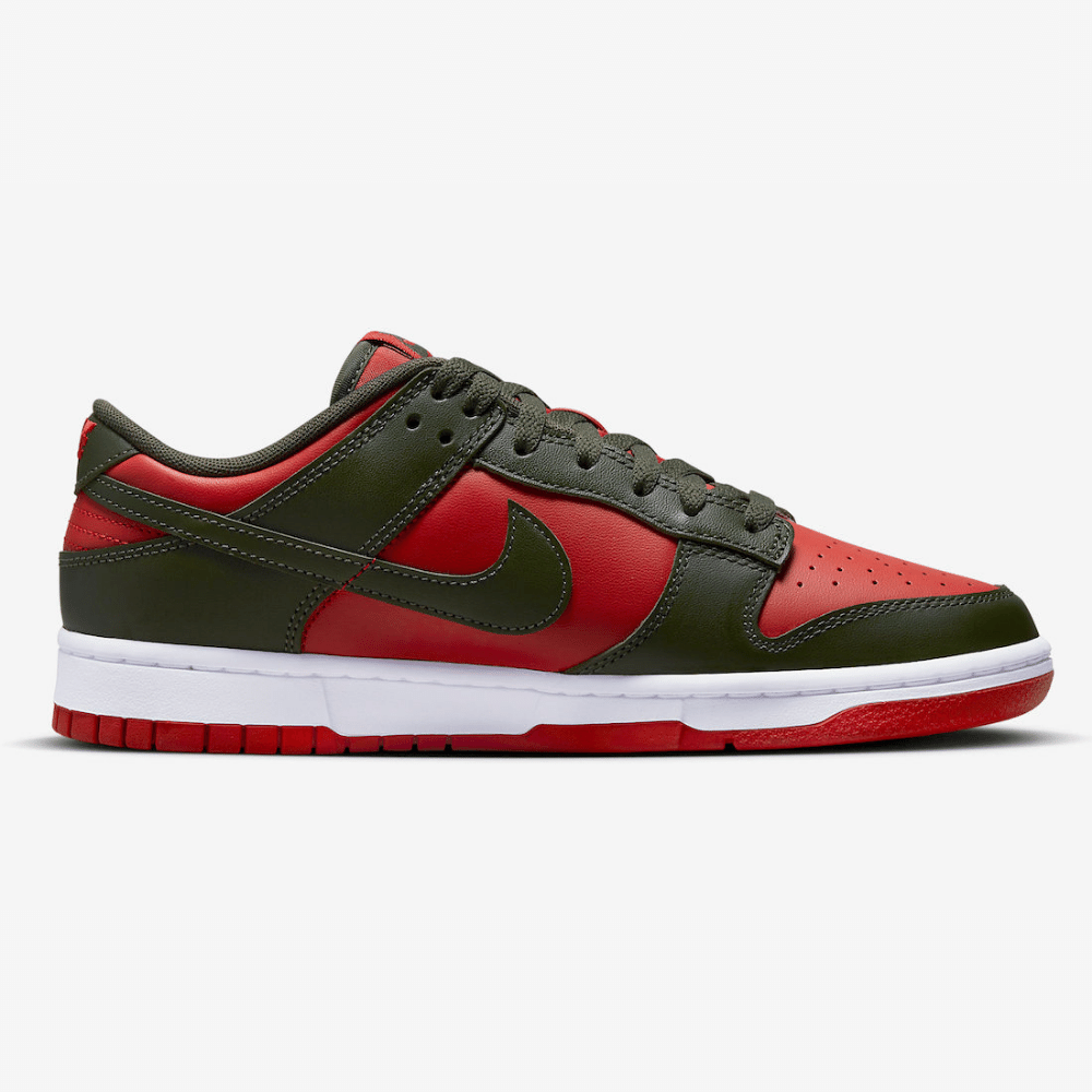 Nike Dunk Low Mystic Red Cargo Khaki foto 3