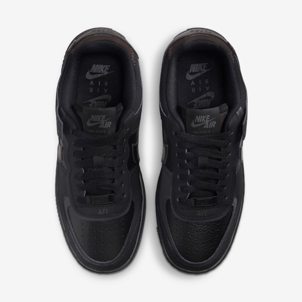 Nike Air Force 1 Shadow Triple Black foto 2