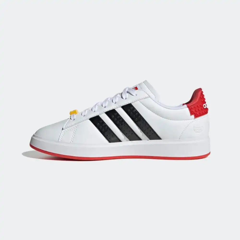 LEGO x adidas Grand Court 2.0 White Black Red - Droper