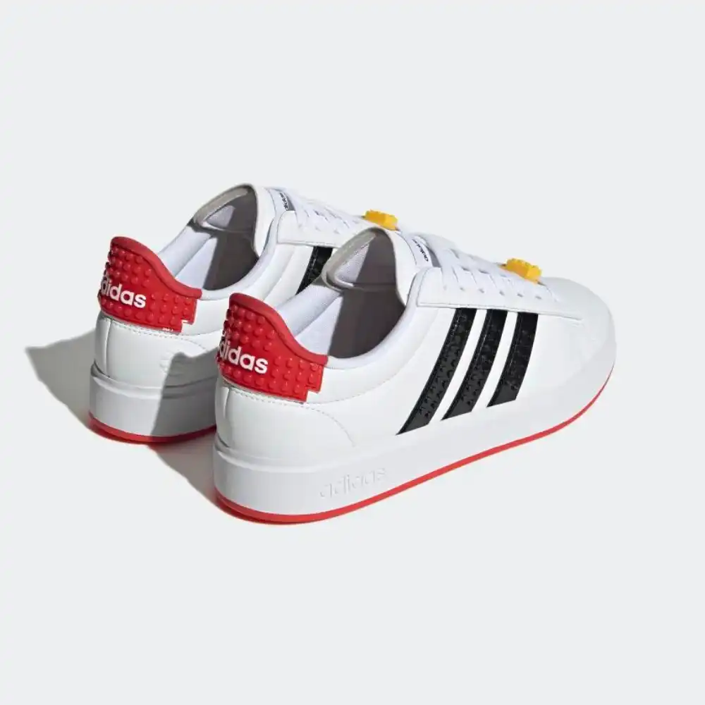 LEGO x adidas Grand Court 2.0 White Black Red - Droper