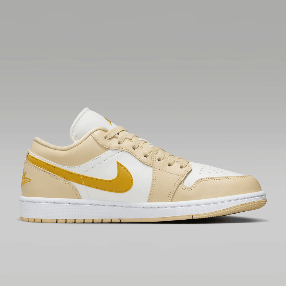 Air Jordan 1 Low Pale Vanilla White Yellow Ochre