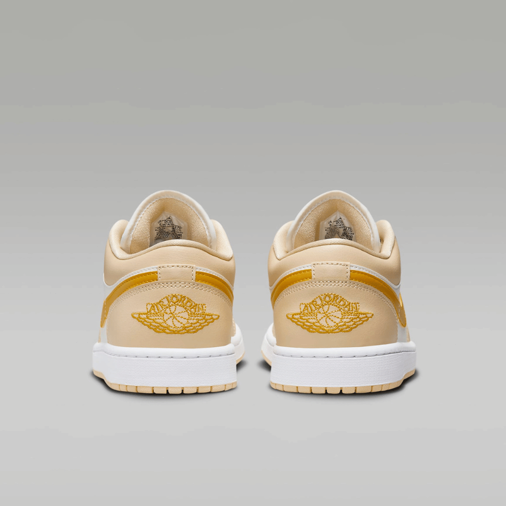 Air Jordan 1 Low Pale Vanilla White Yellow Ochre