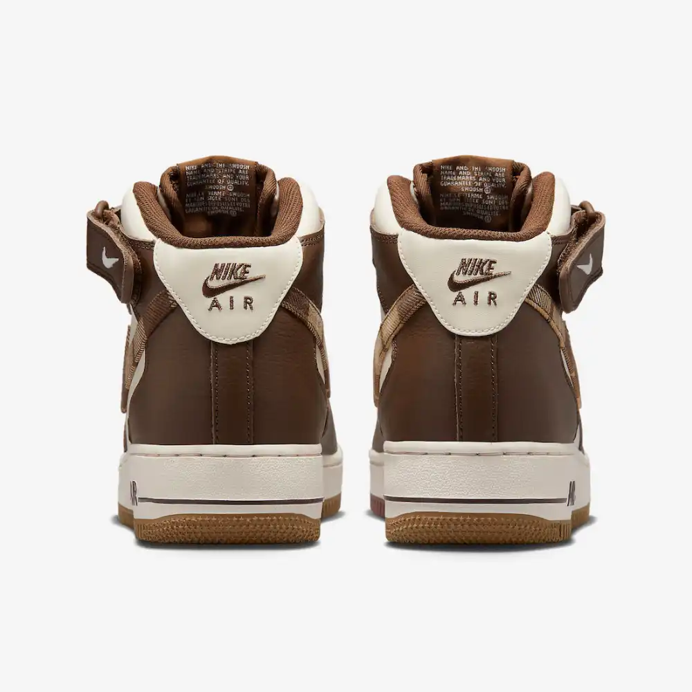 nike air force 1 mid brown leather