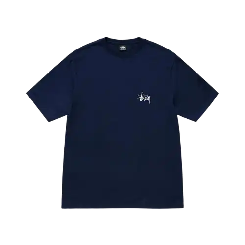 Camiseta Stussy Basic Navy