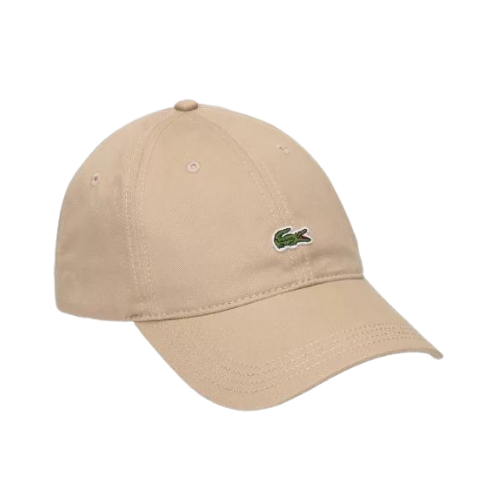 Boné Lacoste Mini Croc Beige
