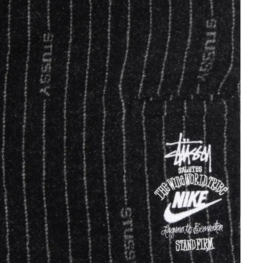 Imagem Stussy x Nike Calça Striped Wool Black