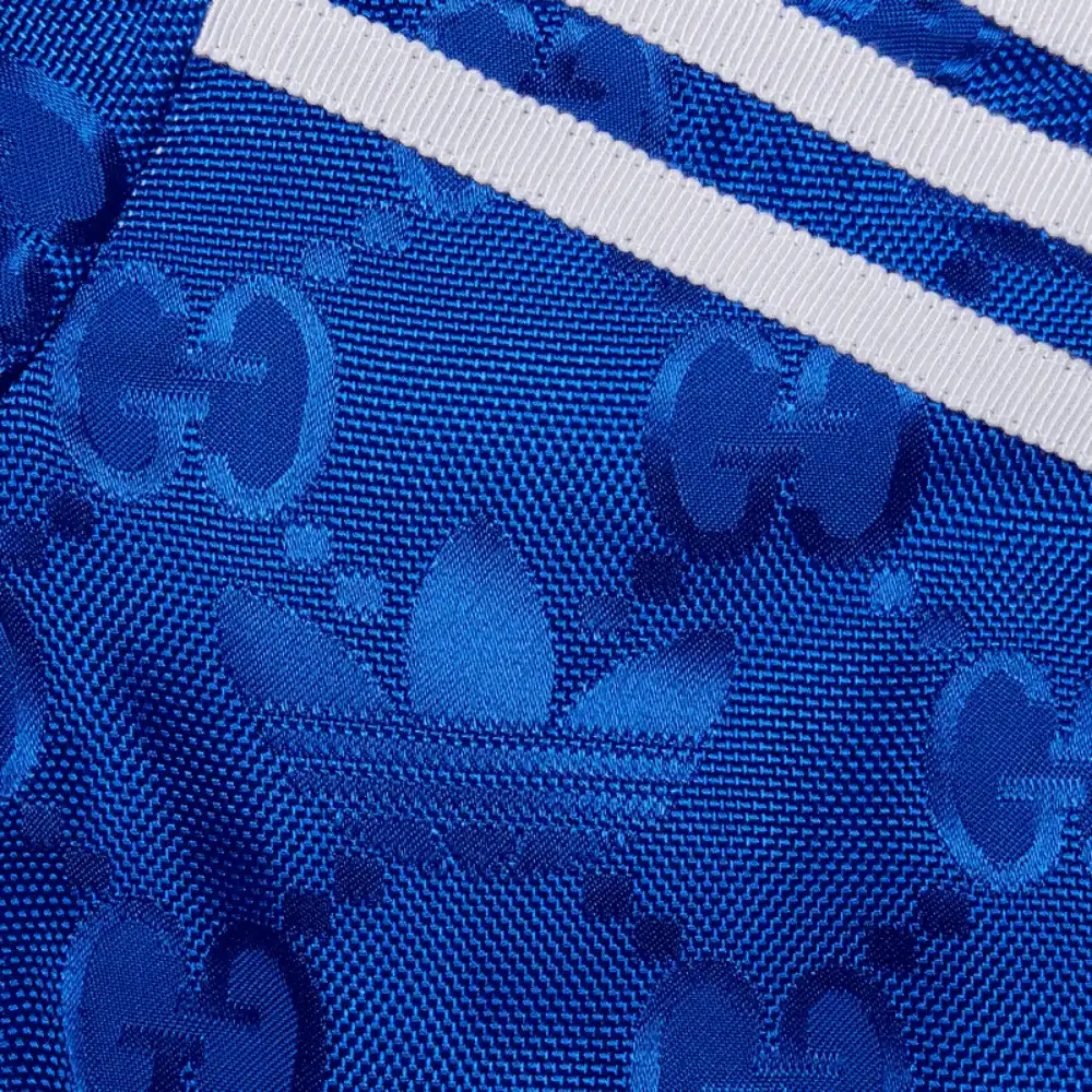 adidas x Gucci Jaqueta Bomber GG Trefoil Cobalt Blue - Droper