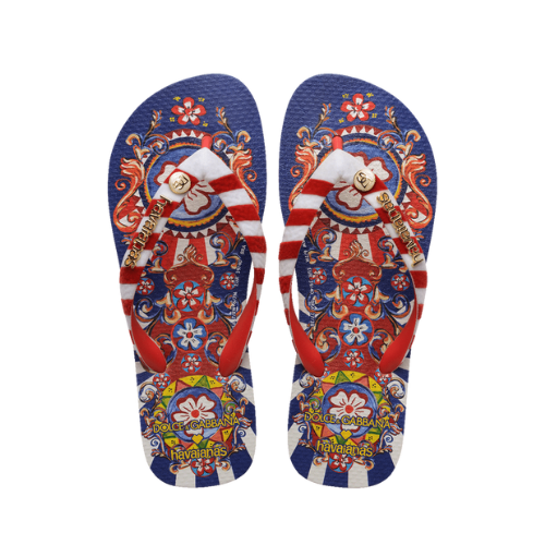 Dolce&Gabbana x Havaianas Chinelo Carretto Siciliano