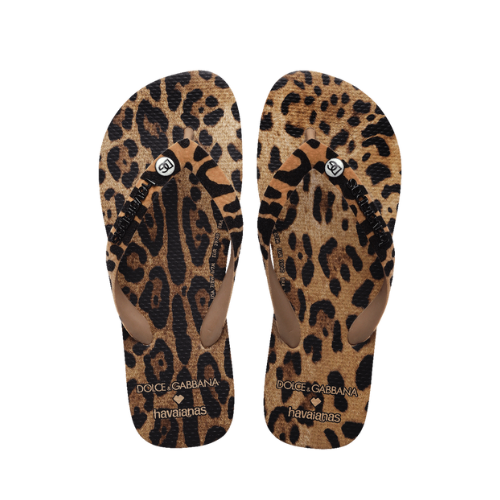 Dolce&Gabbana x Havaianas Chinelo Leopard
