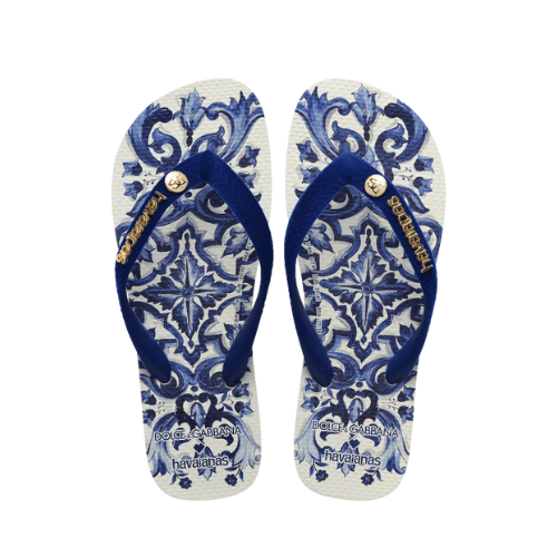 Dolce&Gabbana x Havaianas Chinelo Blu Mediterraneo
