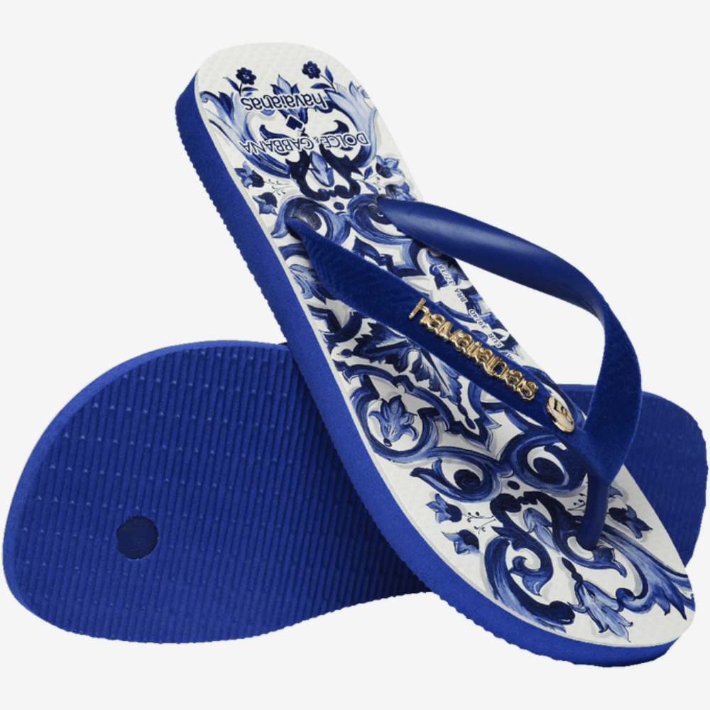 Dolce&Gabbana x Havaianas Chinelo Blu Mediterraneo foto 2