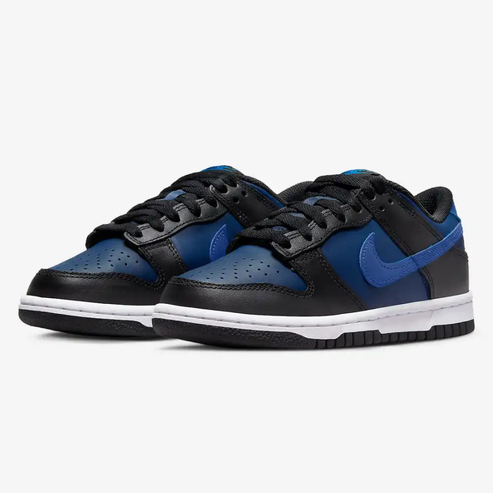 black blue nike dunks