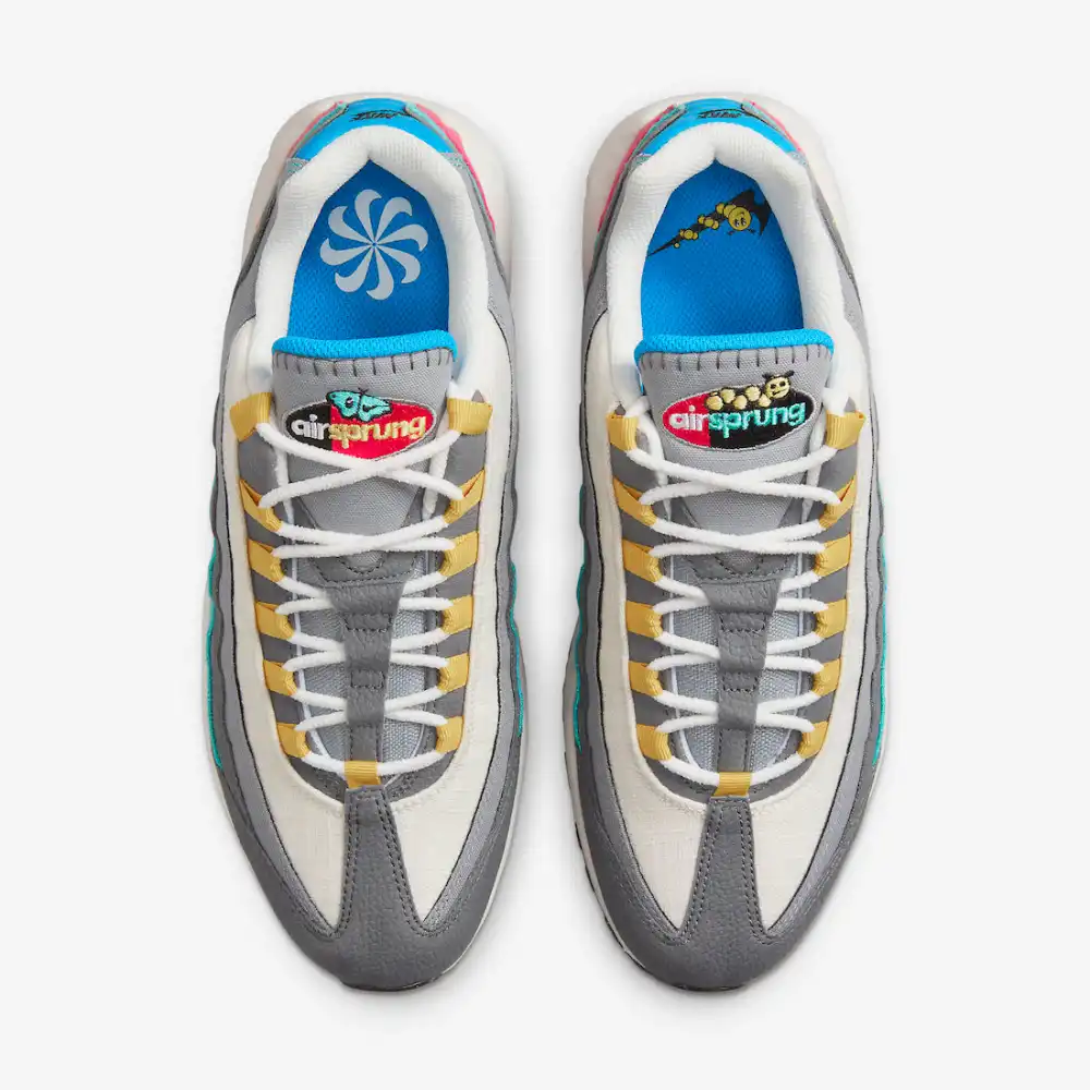 Nike Air Max 95 Air Sprung Grey Aqua Pink foto 2