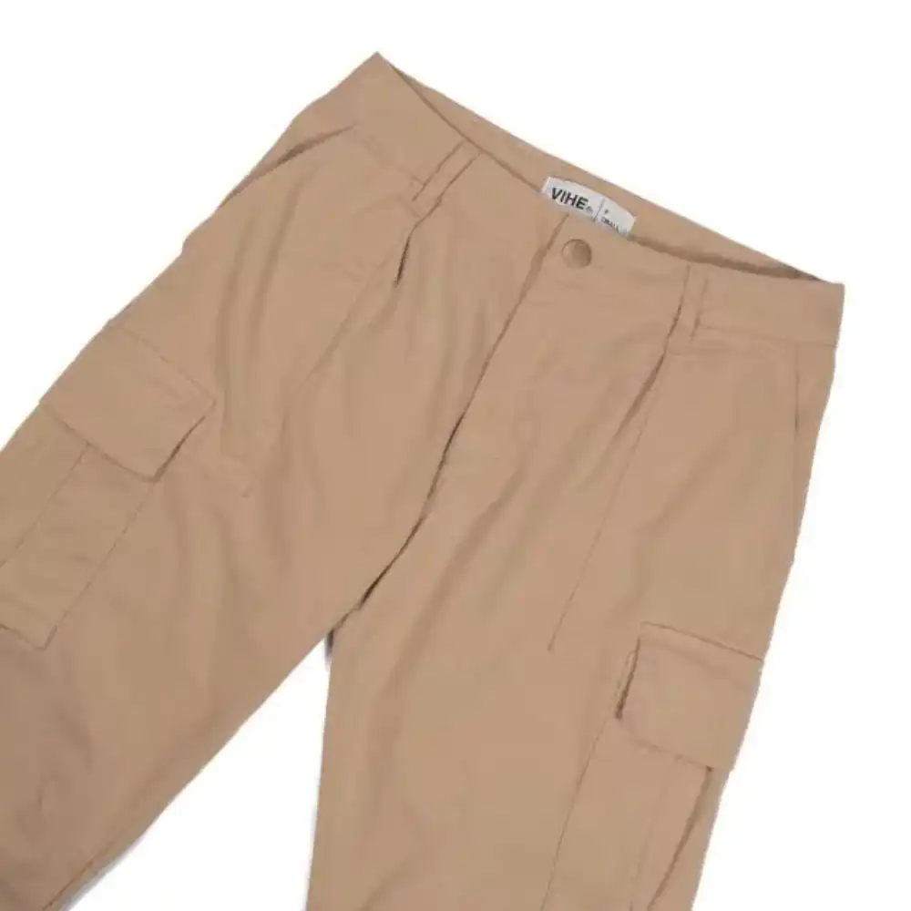 Calça VIHE Sarja Bege foto 1