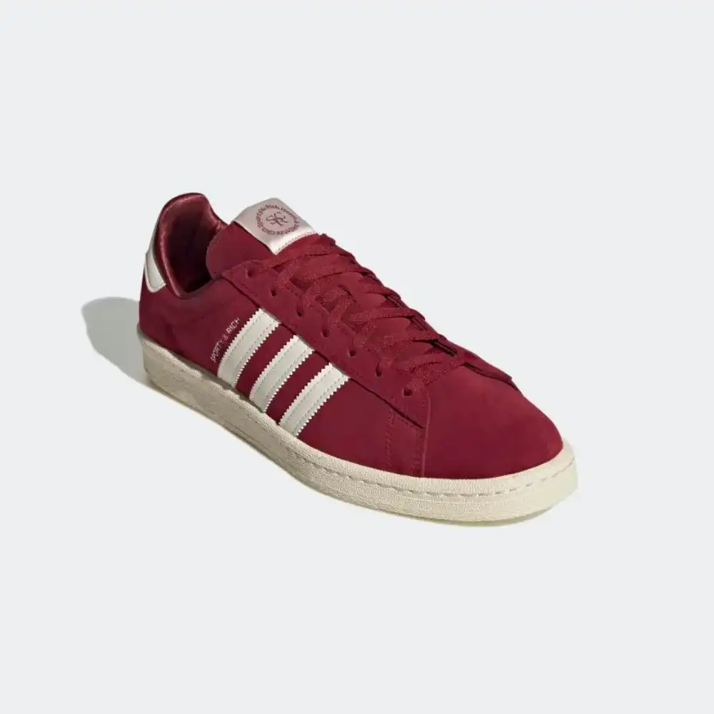 Sporty & Rich x adidas Campus 80s Collegiate Burgundy