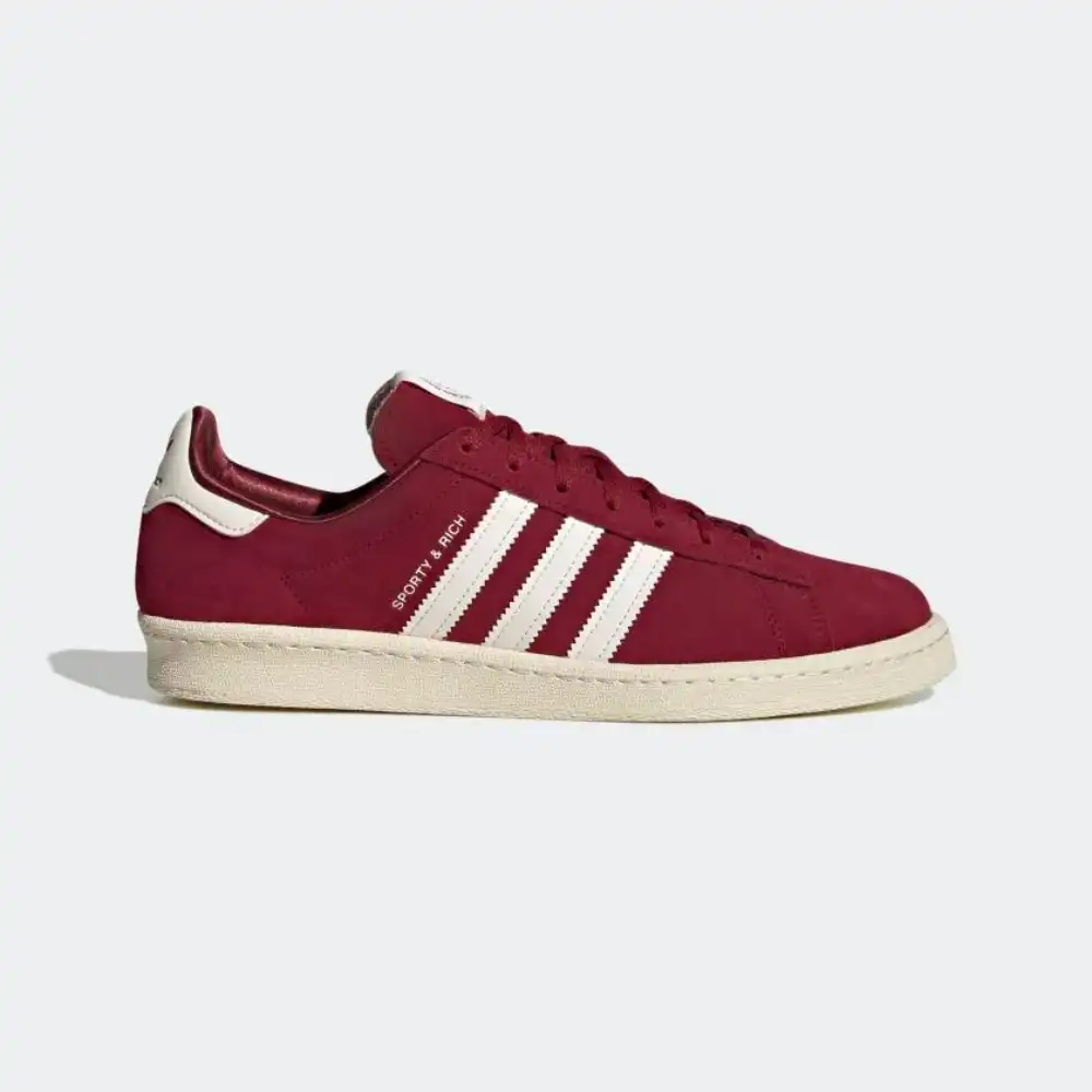 Sporty & Rich x adidas Campus 80s Collegiate Burgundy foto 1