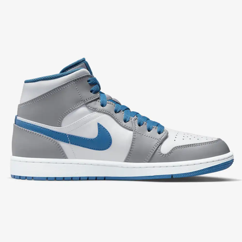 Air Jordan 1 Mid Cement True Blue foto 3