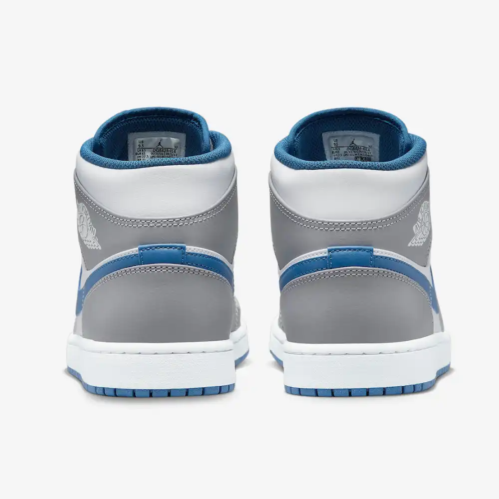 Air Jordan 1 Mid Cement True Blue - Droper