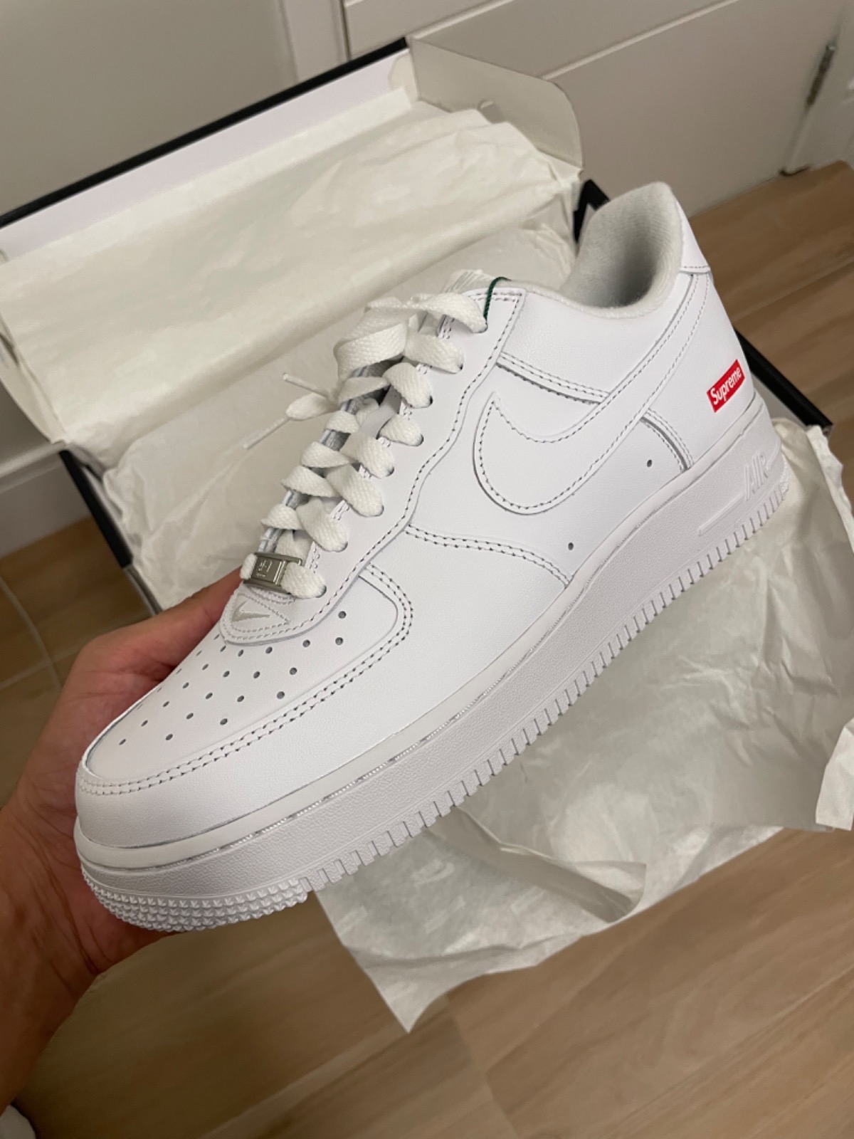 Supreme / Nike Air Force 1 Low 白 26cm - スニーカー