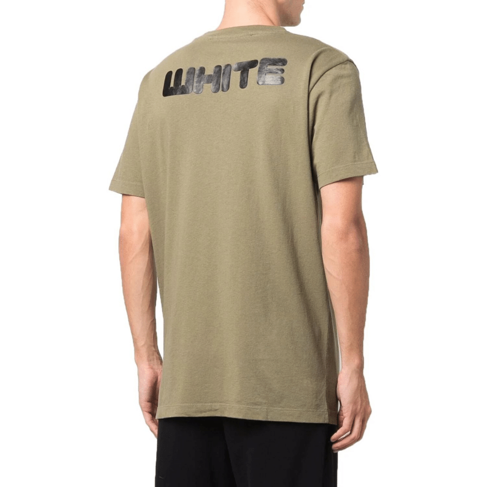Camiseta Off-White Arrows Font S/S Slim Green foto 2