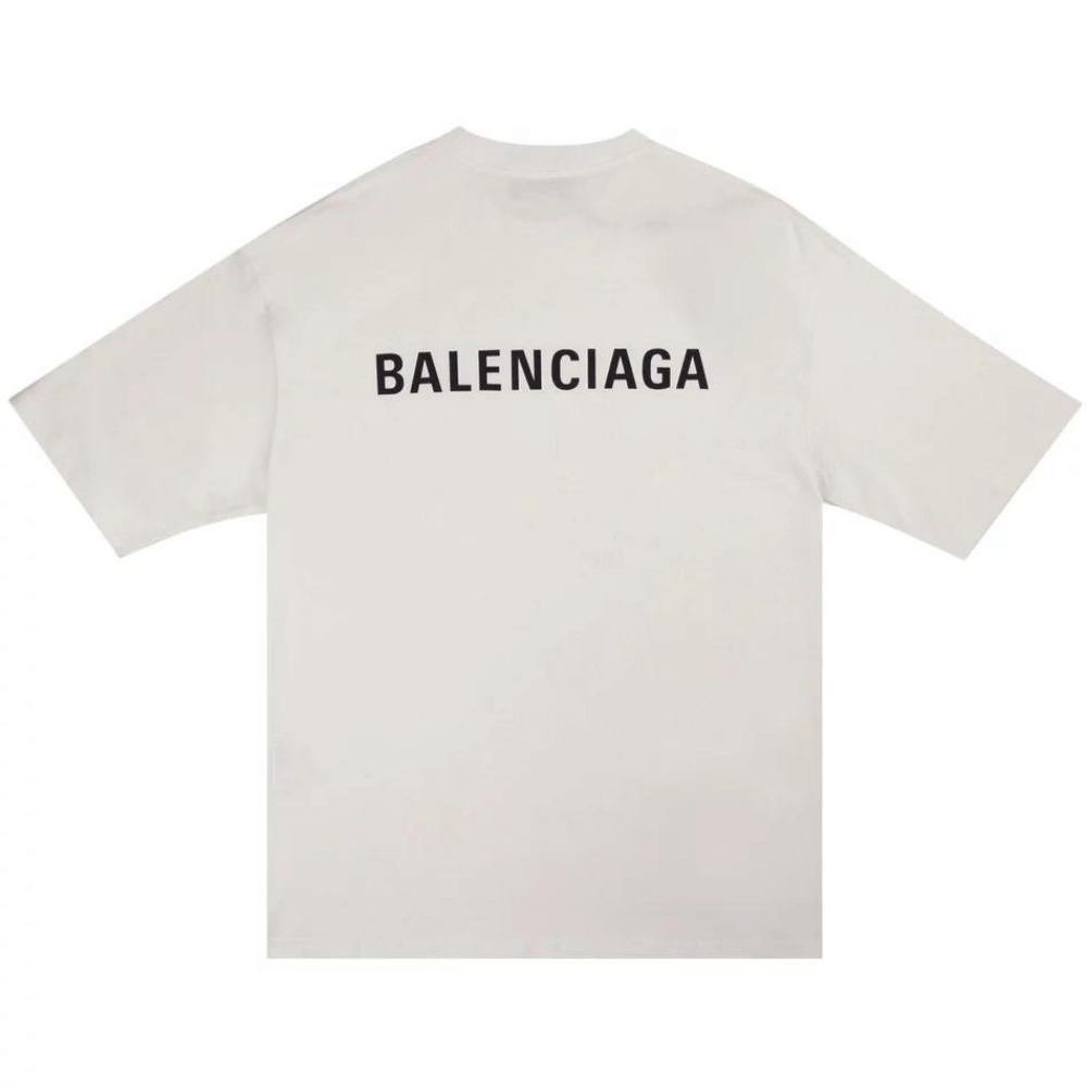 Camiseta Balenciaga Logo White foto 1