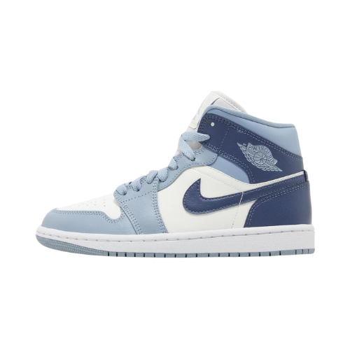 Air Jordan 1 Mid Sail Diffused Blue