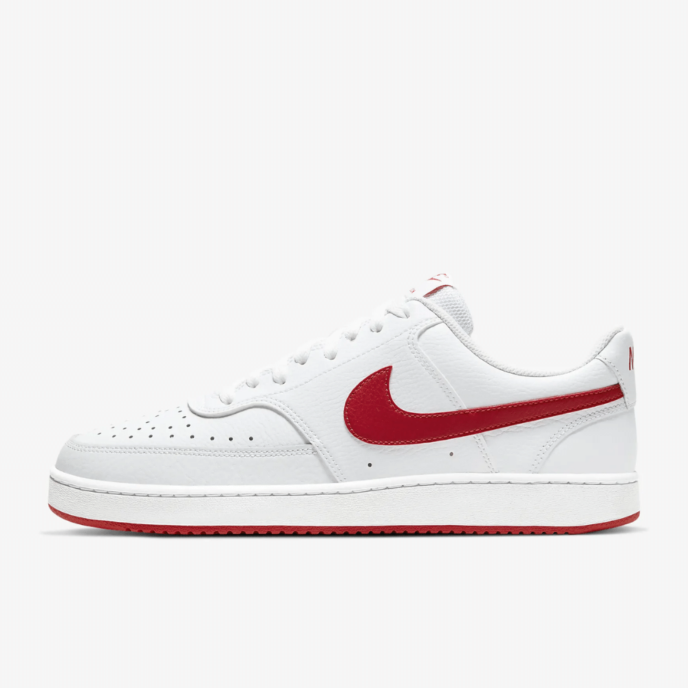 Nike Court Vision Low White University Red foto 1