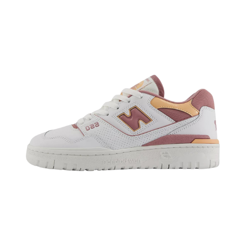 New Balance 550 White Rosewood Hazy Peach