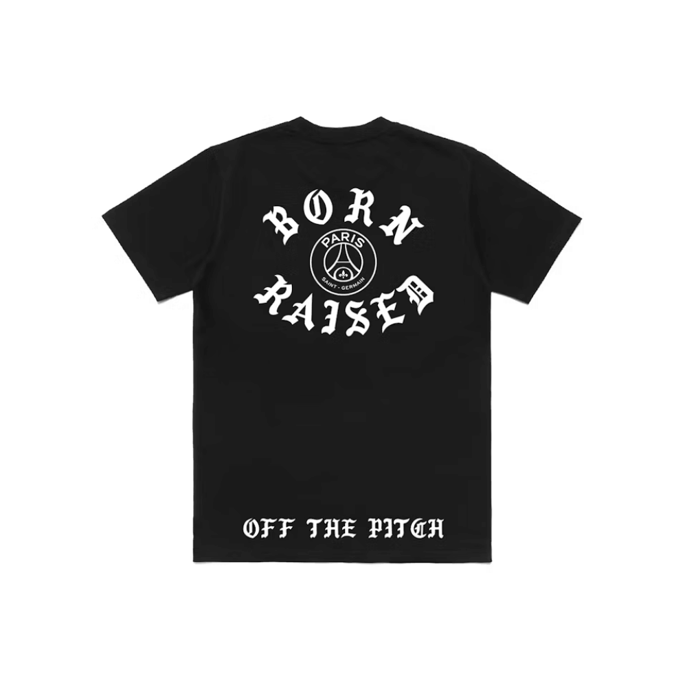 PSG x Born X Raised Camiseta Off The Pitch Black - Droper