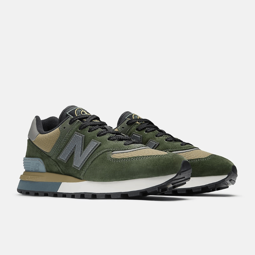 Stone Island x New Balance 574 Legacy Dark Green