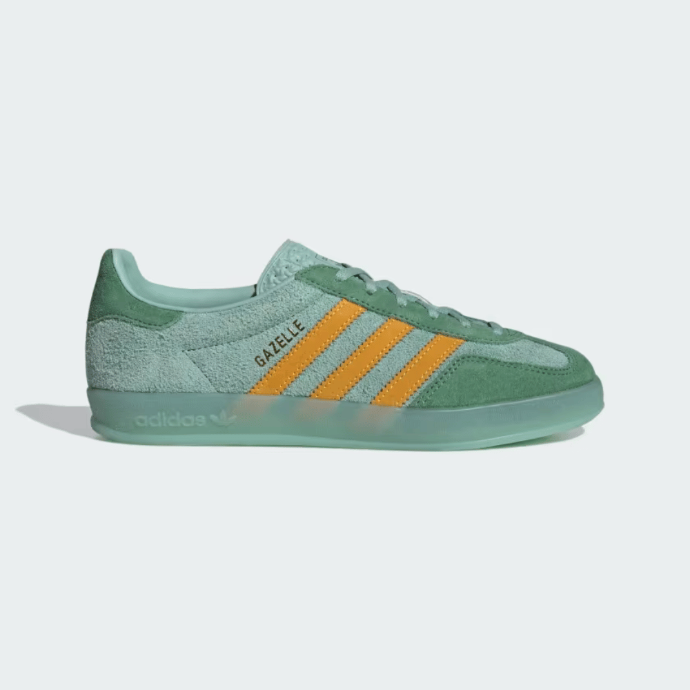 adidas Gazelle Hazy Green Crew Yellow foto 1