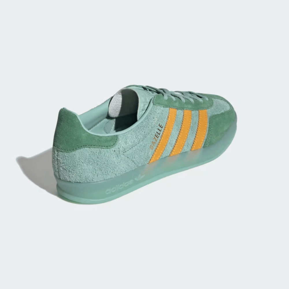 adidas Gazelle Hazy Green Crew Yellow foto 4