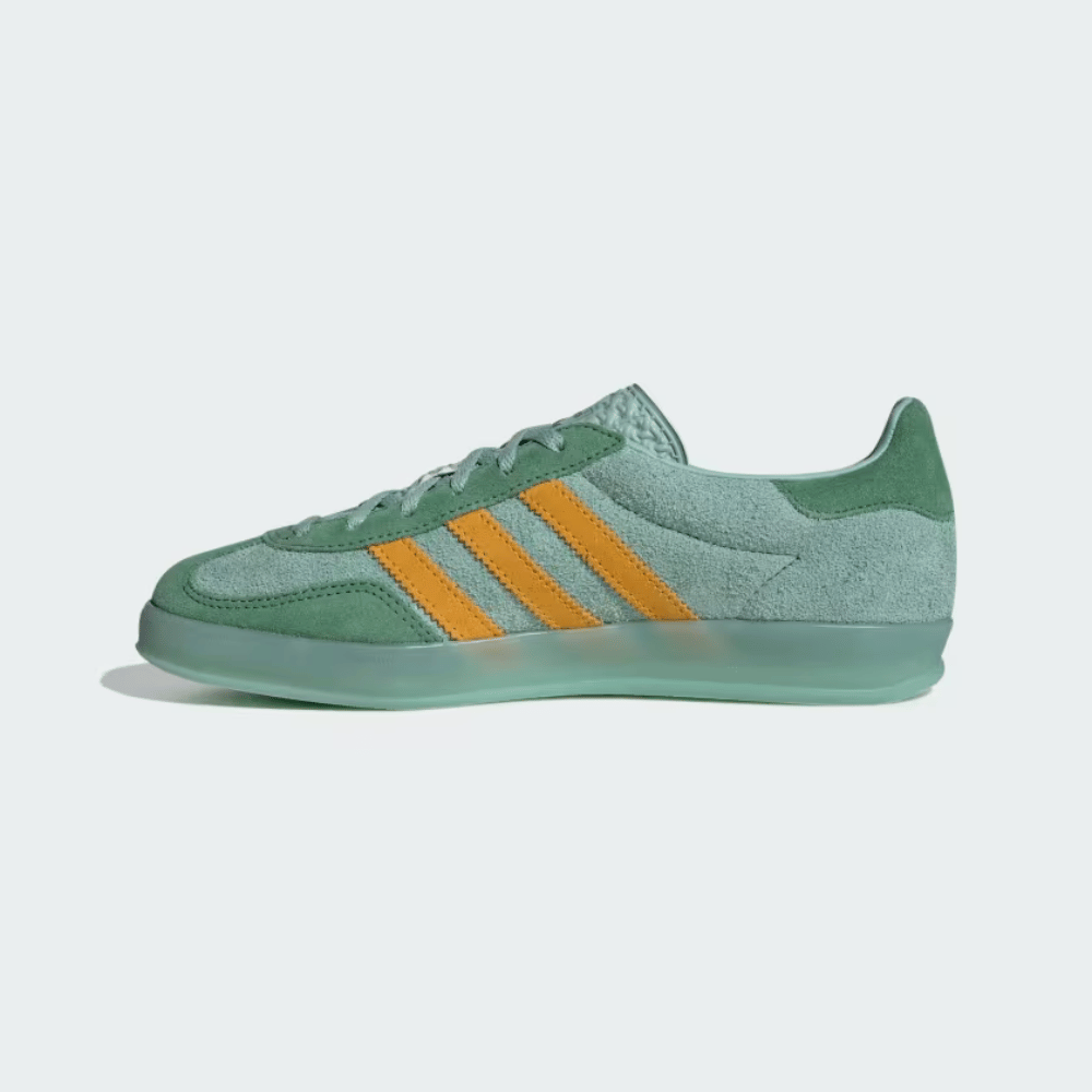 adidas Gazelle Hazy Green Crew Yellow foto 3
