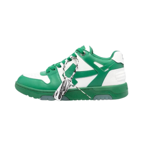 Off-White Out Of Office Low Green Dirty White