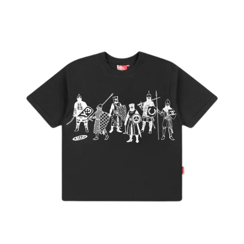 Camiseta Mad Enlatados Guerreiros De Grife Preta