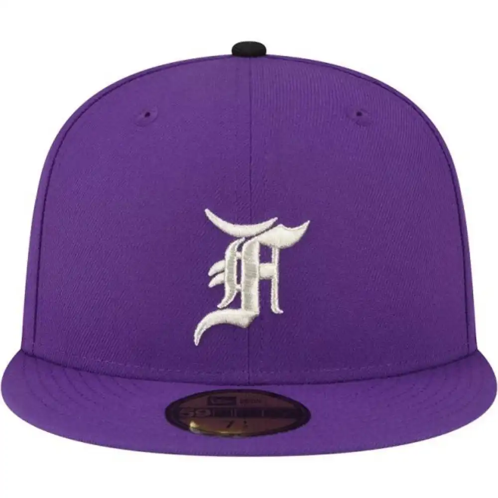 Fear of God x New Era Boné 59FIFTY Fitted Ballpark Aba Reta Purple