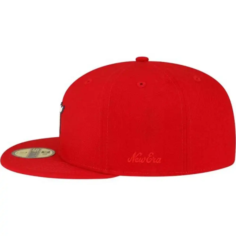Fear of God x New Era Boné 59FIFTY Fitted Ballpark Aba Reta Red