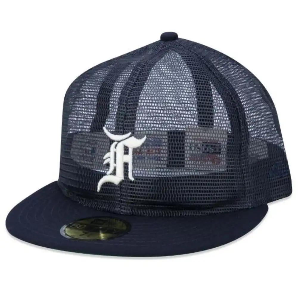 ニューエラ　fear of god Fear of God x New Era Boné 59FIFTY Fitted Full Mesh Aba Reta Navy